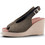 Love4shoes Καλοκαιρινές Γυναικείες Πλατφόρμες Ψηλές Χακί 820
