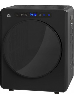 HOMCOM B61-010V90BK Στεγνωτήριο Ρούχων