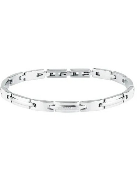 Trussardi Ανδρικό Βραχιόλι Χειροπέδα από Ατσάλι Ασημί TJAXV28