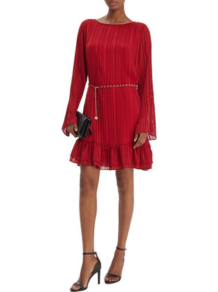Guess Ilenia Mini Βραδινό Φόρεμα Κόκκινο W6RK37WJ712-G524