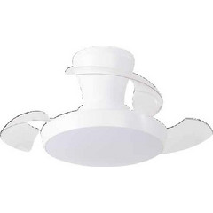 It-Lighting Clark 102001110 Ανεμιστήρας Οροφής 60cm 23W με Φως & Τηλεχειριστήριο Λευκός