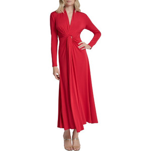 DKNY Maxi Φόρεμα για Γάμο / Βάπτιση Κόκκινο DD5J1N82-N55