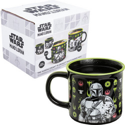 Paladone Star Wars The Mandalorian Mandalorian and Grogu Heat Change Mug