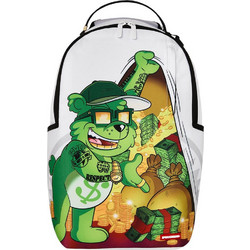 Sprayground Moneybear Stash B7398 Αδιάβροχο Σακίδιο Πλάτης Λευκό
