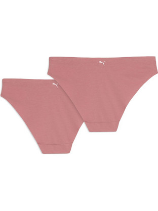 Puma Γυναικεία Slip χωρίς Ραφές Nude 2Pack 701234799-005