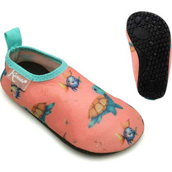 Kiokids Tortuga Παιδικά Παπούτσια Θαλάσσης για Κορίτσι Κοραλί Βεραμάν