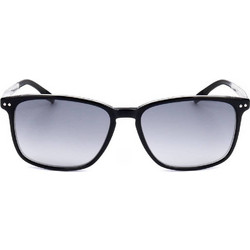 Safilo Tratto 11S Ανδρικά Γυαλιά Ηλίου Τετράγωνα Κοκάλινα Μαύρα με Γκρι Φακό