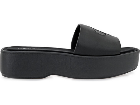 Calvin Klein Καλοκαιρινές Γυναικείες Πλατφόρμες Χαμηλές Μαύρες HW0HW03026-0GJ