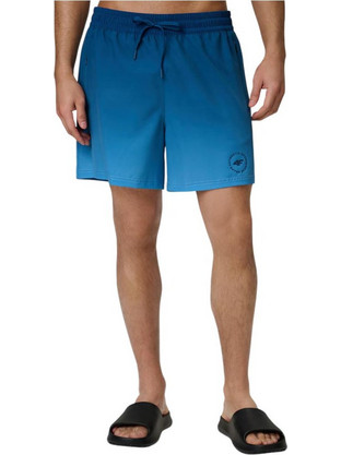 4F Ανδρικό Μαγιό Σορτς με Σχέδια Navy Μπλε 4FWSS26UBDSM168-46S