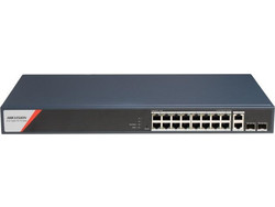 Hikvision DS-3E1520HP-SI-16P2T2F Managed L2 Switch με 16 Θύρες Ethernet 1000Mbps και 2 SFP θύρες