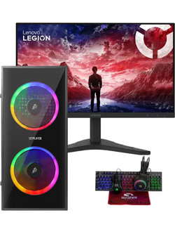 Vengeance Marshal-V6 (Ryzen 3 3200G/8GB/240GB SSD/Radeon Vega Graphics/FreeDos) + Lenovo LEGION IPS Gaming Monitor 23.8"