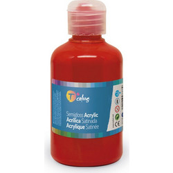 Tcolors Semigloss Red Ακρυλικό Χρώμα Ζωγραφικής 250ml