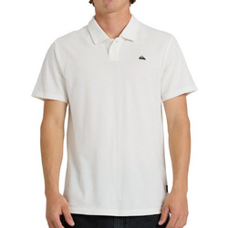 Quiksilver Ανδρική Μπλούζα Polo Κοντομάνικη Λευκή EQYKT04392-WBK0