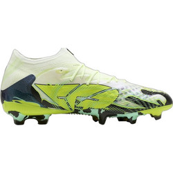 Puma Future 9 Ultimate Creativity FG 108947-01 Ποδοσφαιρικά Παπούτσια με Τάπες και Καλτσάκι Lime