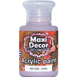 Maxi Decor 036 Lilac Ακρυλικό Χρώμα Ζωγραφικής 60ml