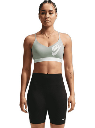 Nike Indy Αθλητικό Μπουστάκι με Χαμηλή Στήριξη & Ελαφριά Ενίσχυση Γκρι IM9922-006