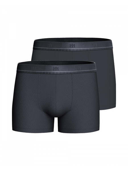 Impetus Ανδρικά Μποξεράκια Σετ 2Pack Μαύρα IM1221P08P2