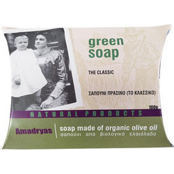 Amadryas Green Χειροποίητο Πράσινο Σαπούνι 100gr