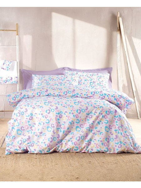 Rythmos Σετ Σεντόνια Υπέρδιπλα Βαμβακερά 230x260 Symbol Candy