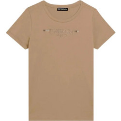 Freddy Γυναικείο Αθλητικό T-Shirt Μπεζ F25WCRT1-Z44