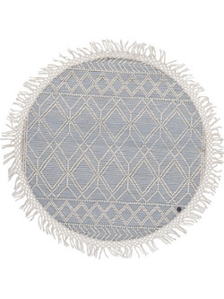 Tom Tailor Macrame Four Χαλί Στρογγυλό 140cm TH-700 Blue