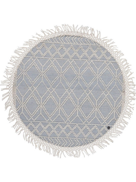 Tom Tailor Macrame Four Χαλί Στρογγυλό 140cm TH-700 Blue