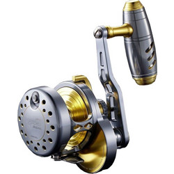 Maxel Rage Pro 35 Light Gray/Light Gold Μηχανισμός Ψαρέματος για Jigging / Slow Jigging για Αριστερόχειρες