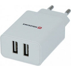 Swissten MFi Φορτιστής χωρίς Καλώδιο με 2 Θύρες USB-A 12W