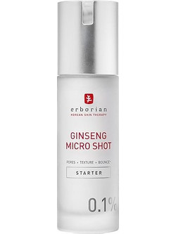 Erborian Ginseng Micro Shot 0.1 Αντιγηραντικό Ενυδατικό Serum Προσώπου με Προβιοτικά & Αβοκάντο 30ml