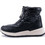 Love4shoes Γυναικεία Μποτάκια Αστραγάλου Δερμάτινα Μαύρα 954750