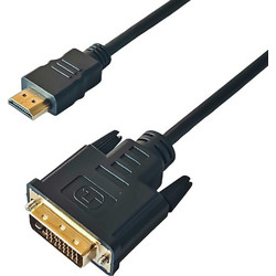 Yenkee Καλώδιο HDMI 1.4 HDMI Male to DVI-D Male 2m Black YCH 515