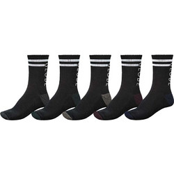 Globe Ανδρικές Κάλτσες Ψηλές με Σχέδια Μαύρες 5Pack GB71739007