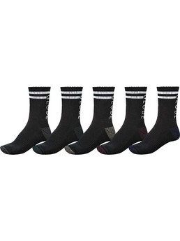 Globe Ανδρικές Κάλτσες Ψηλές με Σχέδια Μαύρες 5Pack GB71739007