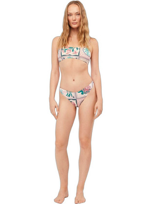 Gisela Bikini Set Μπουστάκι Σομόν Πετρόλ 2/30324