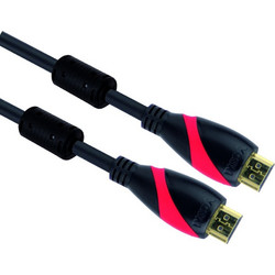 Vcom Καλώδιο HDMI 1.4 HDMI Male to HDMI Male 3m Black Red CG525D-3M