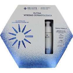 Rilastil Triple Ferulic Anti-Aging Facial Serum 30ml + Ampoules 10τμχ