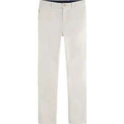 Scotch & Soda Stuart Ανδρικό Παντελόνι Chino Ελαστικό Κανονική Εφαρμογή Εκρού 179178