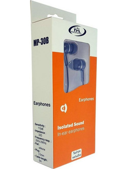 MP-30B Ακουστικά Ψείρες In-Ear Μπλε