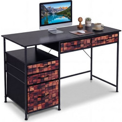 Costway Γραφείο Υπολογιστή Ξύλινο 120x50x77cm JV12939CF