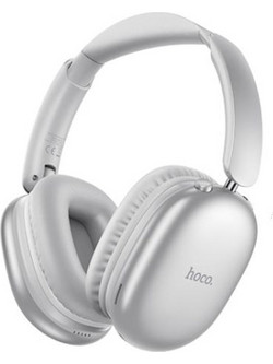 Hoco W73 Graceful Ενσύρματα & Ασύρματα Bluetooth Ακουστικά Over Ear Ασημί