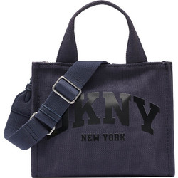 DKNY Hadlee Γυναικεία Τσάντα Χειρός Υφασμάτινη Navy Μπλε R41AOC80-MID