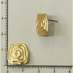 Kostibas Γυναικεία Σκουλαρίκια Καρφωτά Xρυσά 3812-697X
