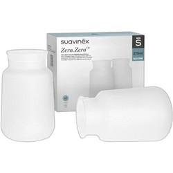 Suavinex Zero Zero Σετ Θήκες Μπιμπερό Λευκές 270ml 2τμχ