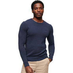 Superdry Ανδρική Πλεκτή Μπλούζα Μπλε M6110564A-5XV