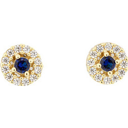 Million Diamonds Γυναικεία Σκουλαρίκια Καρφωτά από Xρυσό 9K με Ζιργκόν SK23242