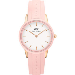 Daniel Wellington Γυναικείο Ρολόι με Ροζ Καουτσούκ Λουράκι DW00100532
