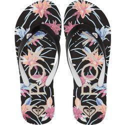 Roxy Tahiti Γυναικείες Σαγιονάρες Μαύρες ARJL100869-ABK