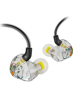 Xvive T9 Ακουστικά Ψείρες In-Ear Διαφανή