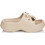 Cubanitas Γυναικείες Παντόφλες Καλοκαιρινές Flatforms Μπεζ SD09029