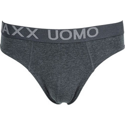 Uomo Maxx Ανδρικό Σλιπ Βαμβακερό Ανθρακί 3D1225501